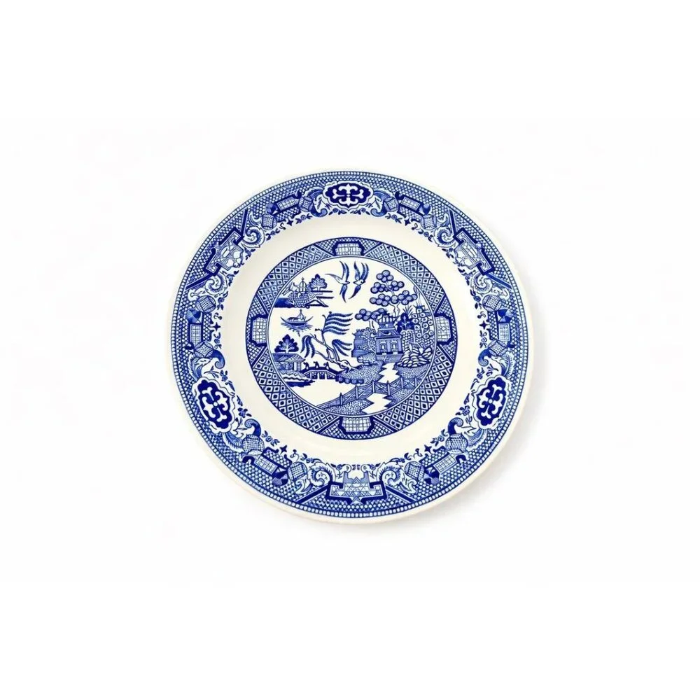 Luncheon Side Plate Vintage Blue Willow Ware Homer Laughlin Chinosiere Replaceme - Picture 1 of 16